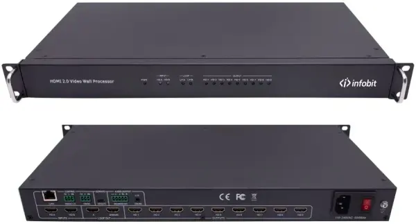 Контроллер видеостены 4K60 HDMI Infobit iWall 209