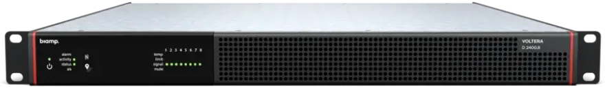Biamp Voltera D 2400.8 Восьмиканальный усилитель мощности