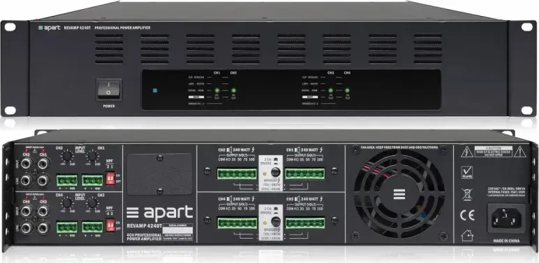 Biamp REVAMP4240T 4-канальный цифровой усилитель мощности