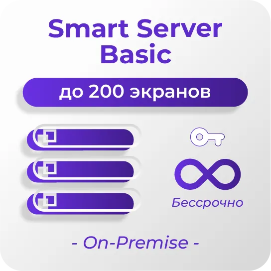 SmartPlayer Бессрочная Smart Server Basic (до 200 устройств)