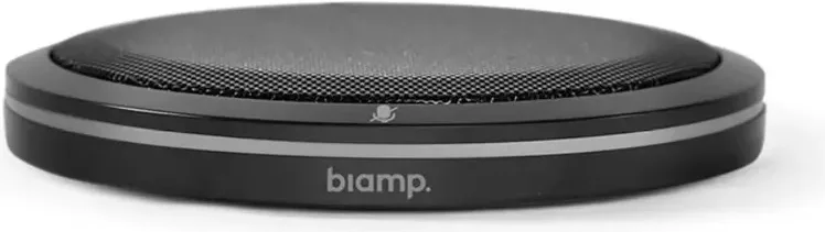 Biamp PARLÉ TTM-X Black Микрофон AVB настольный плоский черный