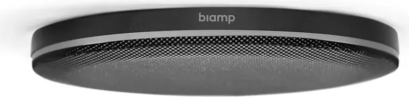 Biamp PARLÉ TCM-X Black Микрофон AVB потолочный накладной