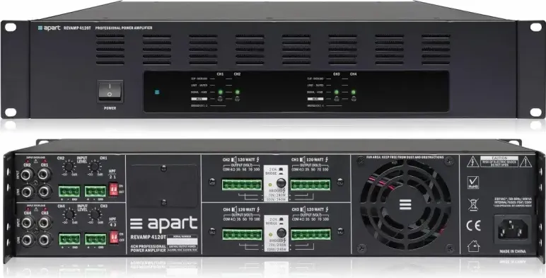 Biamp REVAMP4120T 4-канальный цифровой усилитель мощности