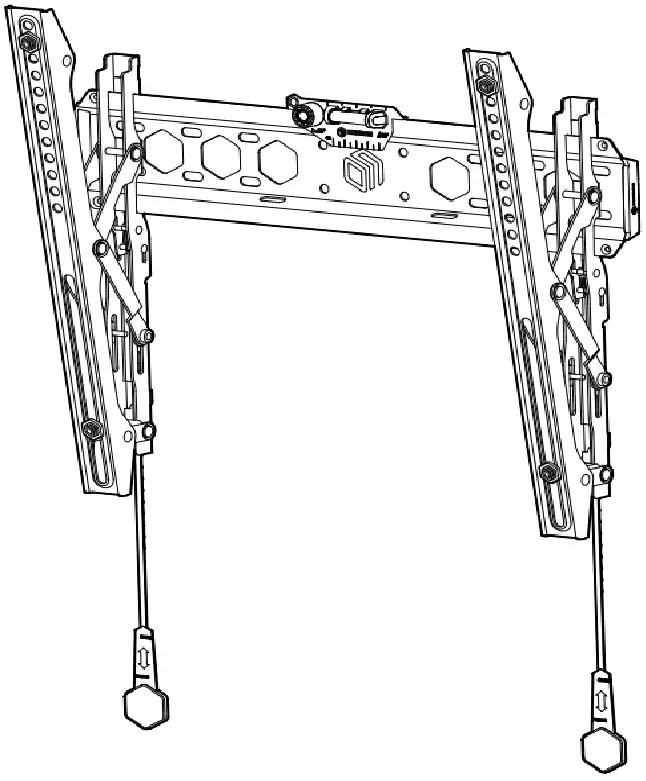 Кронштейн для дисплея 32"-70" наклонный, белый Onkron TM5-W