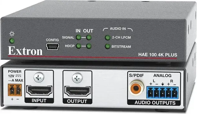 Extron HAE 100 4K Plus Устройство для деэмбедирования аудио