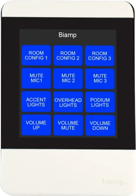 Biamp Apprimo TEC-X 2000 White сенсорная панель управления белая